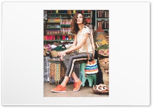 Supermodel Barbara Fialho For UGG Ultra HD Wallpaper for 4K UHD Widescreen desktop, tablet & smartphone