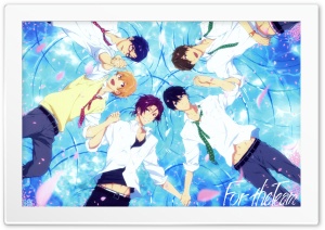 Swimming Anime Free Ultra HD Wallpaper for 4K UHD Widescreen desktop, tablet & smartphone