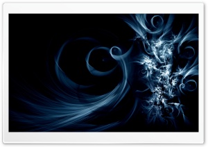 Swirly Blue Abstract Ultra HD Wallpaper for 4K UHD Widescreen desktop, tablet & smartphone