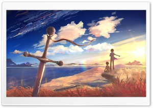 Sword Anime Scene Ultra HD Wallpaper for 4K UHD Widescreen desktop, tablet & smartphone
