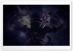 Sword Art Online, Kirito Ultra HD Wallpaper for 4K UHD Widescreen desktop, tablet & smartphone