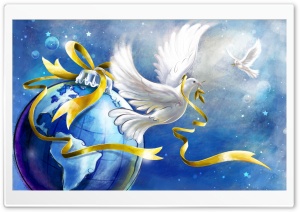 Symbol Of Peace On Earth Ultra HD Wallpaper for 4K UHD Widescreen desktop, tablet & smartphone