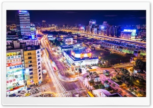 Taipei City Street Ultra HD Wallpaper for 4K UHD Widescreen desktop, tablet & smartphone
