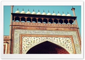 Taj Mahal-Entry Gate Ultra HD Wallpaper for 4K UHD Widescreen desktop, tablet & smartphone