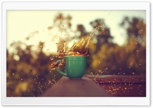 Tea Splash Ultra HD Wallpaper for 4K UHD Widescreen desktop, tablet & smartphone