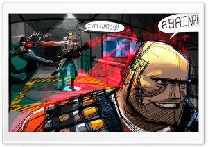 Team Fortress 2 Comic Ultra HD Wallpaper for 4K UHD Widescreen desktop, tablet & smartphone
