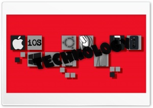 TECHNOLOGY RED ABSTRACT Ultra HD Wallpaper for 4K UHD Widescreen desktop, tablet & smartphone