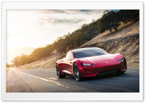 Tesla Roadster Electric Supercar The Quickest Car Ever Ultra HD Wallpaper for 4K UHD Widescreen desktop, tablet & smartphone
