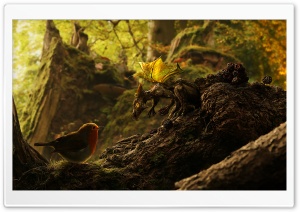 The Amber Dragons Hoard Ultra HD Wallpaper for 4K UHD Widescreen desktop, tablet & smartphone