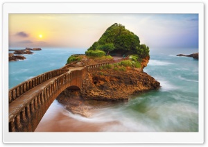 The Basta Rock Sunrise 4K Ultra HD Wallpaper for 4K UHD Widescreen desktop, tablet & smartphone