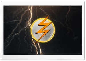 The Flash Logo Ultra HD Wallpaper for 4K UHD Widescreen desktop, tablet & smartphone