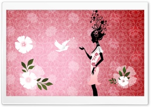 The Flower Girl Ultra HD Wallpaper for 4K UHD Widescreen desktop, tablet & smartphone