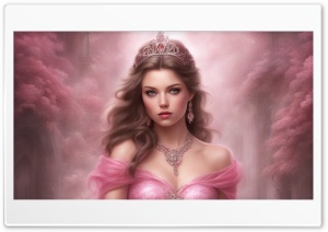 The Pink Princess Ultra HD Wallpaper for 4K UHD Widescreen desktop, tablet & smartphone