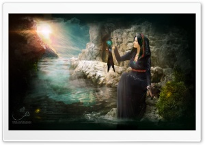 the Queen of Darkness Ultra HD Wallpaper for 4K UHD Widescreen desktop, tablet & smartphone