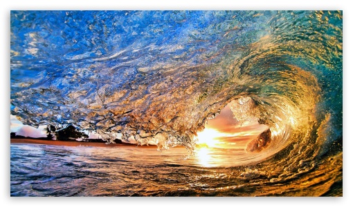 the sun in the wave UltraHD Wallpaper for 8K UHD TV 16:9 Ultra High Definition 2160p 1440p 1080p 900p 720p ; Mobile 16:9 - 2160p 1440p 1080p 900p 720p ;