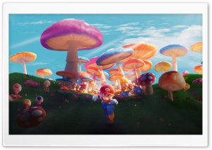 The Super Mario Bros Movie Mushroom Kingdom Ultra HD Wallpaper for 4K UHD Widescreen desktop, tablet & smartphone