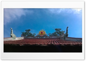 The top of Nam Thien De Nhat Trus roof Ultra HD Wallpaper for 4K UHD Widescreen desktop, tablet & smartphone