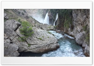 the waterfall Kapuzbasi Ultra HD Wallpaper for 4K UHD Widescreen desktop, tablet & smartphone