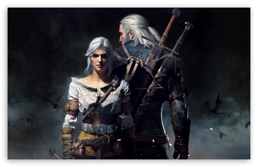 The Witcher 3 Wild Hunt Geralt And Ciri Ultra Hd Desktop Background Wallpaper For 4k Uhd Tv Widescreen Ultrawide Desktop Laptop Multi Display Dual Monitor Tablet Smartphone