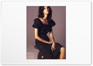 Theresa Moore Black Dress W Magazine Ultra HD Wallpaper for 4K UHD Widescreen desktop, tablet & smartphone