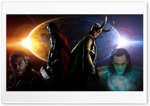 Thor and Loki Ultra HD Wallpaper for 4K UHD Widescreen desktop, tablet & smartphone