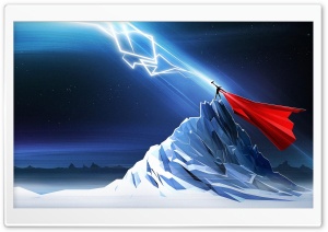 Thor Lightning Art Ultra HD Wallpaper for 4K UHD Widescreen desktop, tablet & smartphone