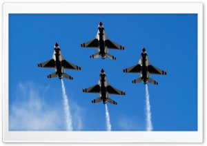 Thunderbird USAF Acrobatic Team Ultra HD Wallpaper for 4K UHD Widescreen desktop, tablet & smartphone