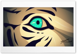 Tiger Eye Ultra HD Wallpaper for 4K UHD Widescreen desktop, tablet & smartphone