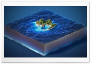 Tiny ship in deep waters Ultra HD Wallpaper for 4K UHD Widescreen desktop, tablet & smartphone