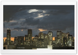 Tokyo after the Typhoon Ultra HD Wallpaper for 4K UHD Widescreen desktop, tablet & smartphone
