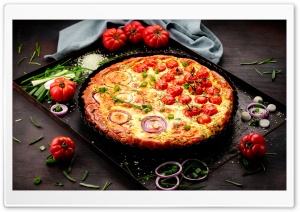 Tomato Tart Ultra HD Wallpaper for 4K UHD Widescreen desktop, tablet & smartphone
