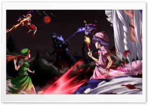 Touhou Anime II Ultra HD Wallpaper for 4K UHD Widescreen desktop, tablet & smartphone