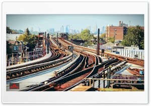Train Tracks Ultra HD Wallpaper for 4K UHD Widescreen desktop, tablet & smartphone