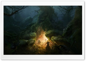Tree Cave Ultra HD Wallpaper for 4K UHD Widescreen desktop, tablet & smartphone