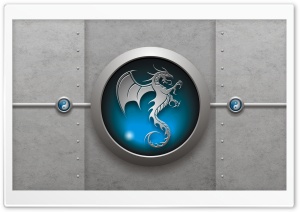Tribal Dragon Blue Ultra HD Wallpaper for 4K UHD Widescreen desktop, tablet & smartphone