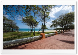 Tropical Resort Alley Ultra HD Wallpaper for 4K UHD Widescreen desktop, tablet & smartphone