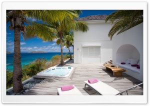 Tropical Resort House Ultra HD Wallpaper for 4K UHD Widescreen desktop, tablet & smartphone
