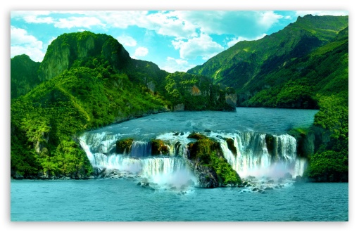 Tropical Waterfall Ultra Hd Desktop Background Wallpaper For 4k Uhd Tv Tablet Smartphone