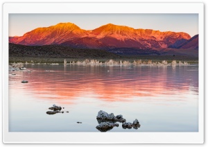 Tufa Towers, Mono Saltwater Lake Ultra HD Wallpaper for 4K UHD Widescreen desktop, tablet & smartphone