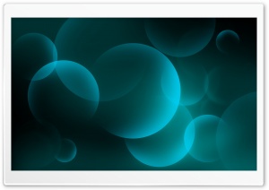 Turquoise Big Bubbles Ultra HD Wallpaper for 4K UHD Widescreen desktop, tablet & smartphone
