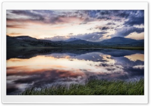 Twilight Over Lake HDR Ultra HD Wallpaper for 4K UHD Widescreen desktop, tablet & smartphone