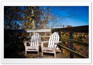 Two Adirondack Chairs Ultra HD Wallpaper for 4K UHD Widescreen desktop, tablet & smartphone