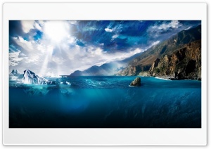 Under Sea Draving Ultra HD Wallpaper for 4K UHD Widescreen desktop, tablet & smartphone