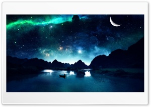 Under  the night sky Ultra HD Wallpaper for 4K UHD Widescreen desktop, tablet & smartphone