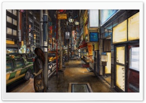 Urban Drawing Ultra HD Wallpaper for 4K UHD Widescreen desktop, tablet & smartphone