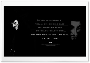 V For Vendetta Wallpaper By AR Ultra HD Wallpaper for 4K UHD Widescreen desktop, tablet & smartphone