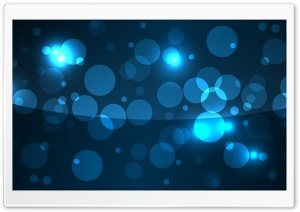 Vector Bokeh Blue Ultra HD Wallpaper for 4K UHD Widescreen desktop, tablet & smartphone