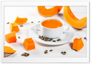 Vegan Pumpkin Soup Ultra HD Wallpaper for 4K UHD Widescreen desktop, tablet & smartphone