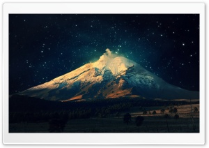 Volcano Smoke Ultra HD Wallpaper for 4K UHD Widescreen desktop, tablet & smartphone