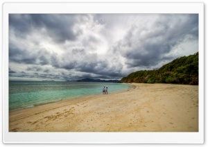 Walking by the Beach Ultra HD Wallpaper for 4K UHD Widescreen desktop, tablet & smartphone